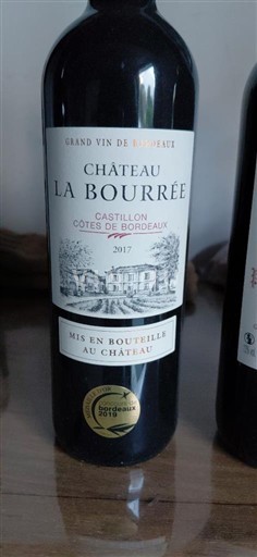 Burdeos Castillon-costas-de-burdeos Château La Bourrée 2017