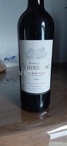 Bordeaux Domaine Vignerac 2016