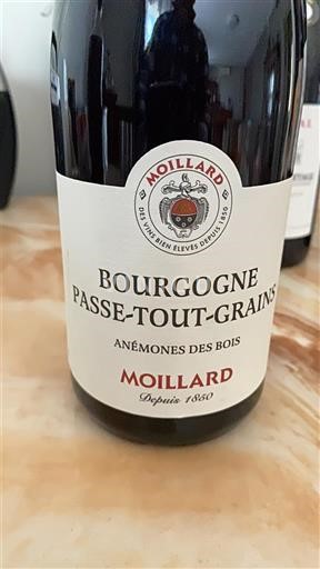 Bourgogne Bourgogne-passetoutgrain Moillard Anémones des Bois Non Millésimé