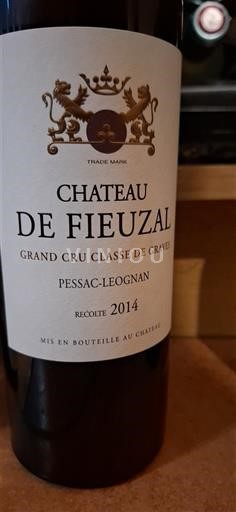 Bordeaux Pessac-Léognan Grand Cru Château Fieuzal 2014
