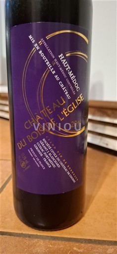 Bordeaux Haut-Médoc Château Bois de l'Église 2019