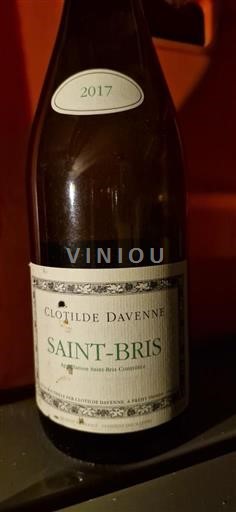 Burgundy Saint-Bris Clotilde Davenne 2017