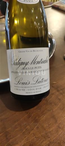 Bourgondië Puligny-Montrachet Premier Cru Louis Latour Sous le Puits 2022