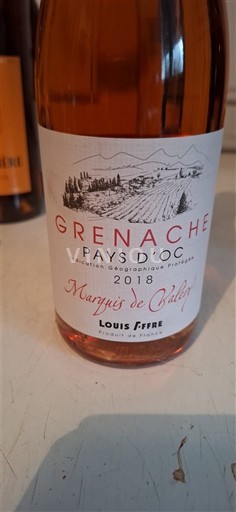 Languedoc y Rosellón País de Oc Louis Jeffe Marquis de Calon 2018
