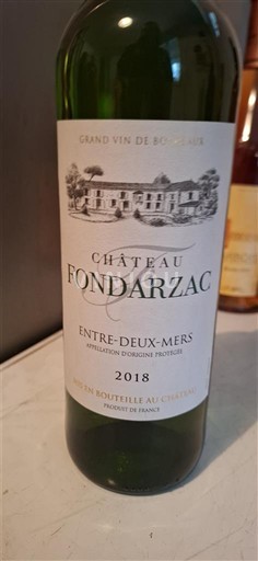 Burdeos Entre dos mares Château Fondarzac 2018