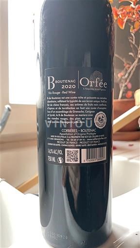 Languedoc Corbières-Boutenac Orfée 2020