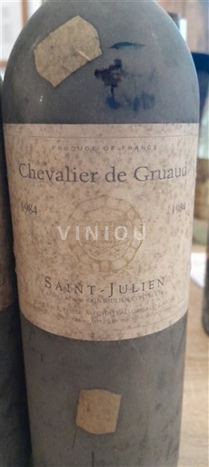 Bordeaux Saint-Julien Chevalier de Gruaud 1984