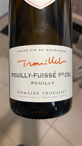 Bourgogne Pouilly-fuissé Premier Cru Domaine Trouillet Pouilly 2024