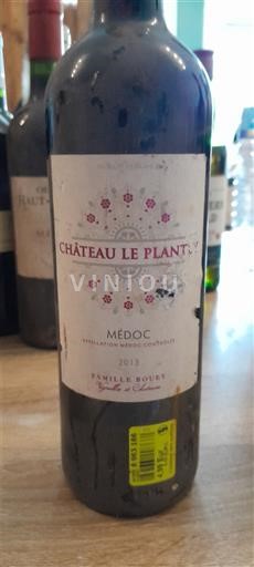 Bordeaux Médoc Château Le Planty 2013
