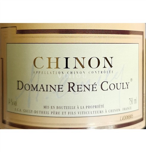 Loiren laakso Chinon Couly-Dutheil Domaine René Couly 2020