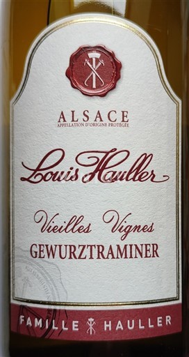 Alsace Gewurztraminer Louis Hauller Vieilles Vignes 2022