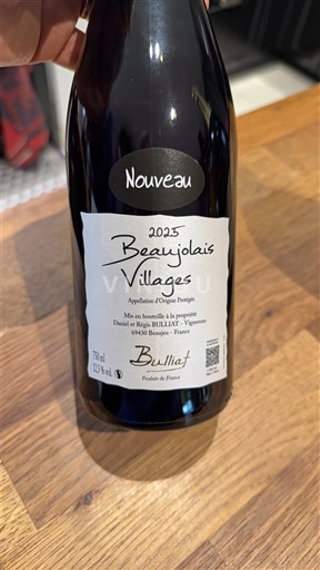 Beaujolais Beaujolais Villages Bulliat Daniel et Régis Nouveau 2025