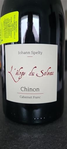 Loire-dalen Chinon Johann Spelty L'éloge du Solceau Ikke årgangsbestemt