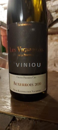 Luxembourg Moselle Grand Premier Cru Les Vignerons de la Moselle 2020