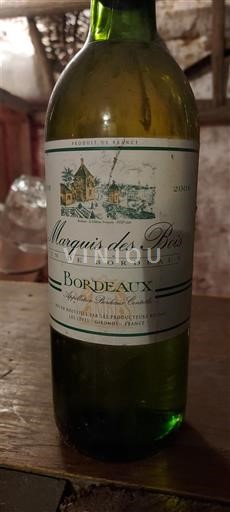 Bordeaux Marquis des Bois 2006