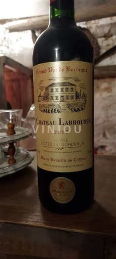 Bordeaux Côtes-de-bourg Château Labrousse 2017