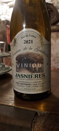 Valle della Loira Jasnières Domaine La Gaudinière 2021