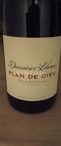 Rhône Valley Unspecified Domaine Lebrun Plan de Dieu Non-Vintage