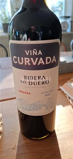 Castilien og León Ribera del Duero Viña Curvada Crianza 2021