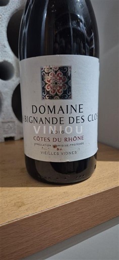 Valle del Rodano Côtes-du-Rhône Domaine Bignande des Clos Vieilles Vignes 2016