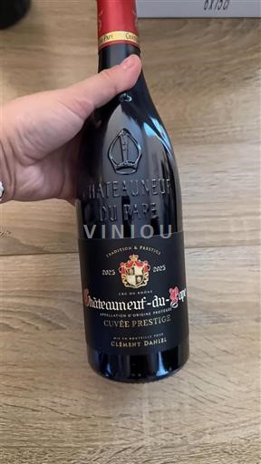 Rượu vang Rouge sec Cuvée Prestige Clément Daniel 2023 Pháp Thung lũng Rhône Châteauneuf-du-pape AOC