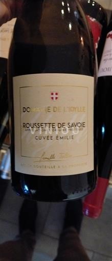 Savoie and Bugey Roussette de Savoie Domaine L'Idylle Emilie 2023