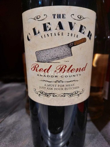 Californische AVA's Niet gespecificeerd The Cleaver Red Blend 2016
