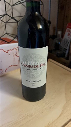 Bordeaux Saint-Estèphe Château ORMES de PEZ 2020