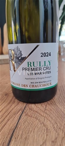 Borgoña Rully Premier Cru Domaine S Chauchoux Les Margotes 2024