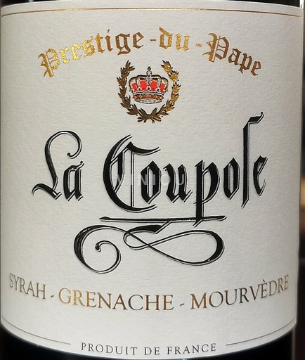 Languedoc og Roussillon Pays d'Oc Vignobles Canet La Coupole Prestige-du-Pape 2022