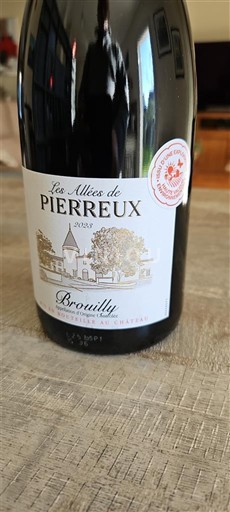 Beaujolais Brouilly Pierreux Les Allées de Pierreux 2023