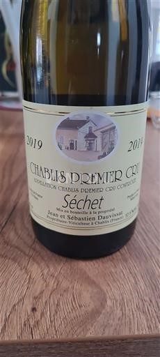 Burgundsko Chablis Premier Cru Jean et Sébastien Dauvissat Séchet 2019