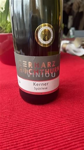 Renania. Rheinhessen Château Gerharz Höchthurn Kerner Spätlese 2023