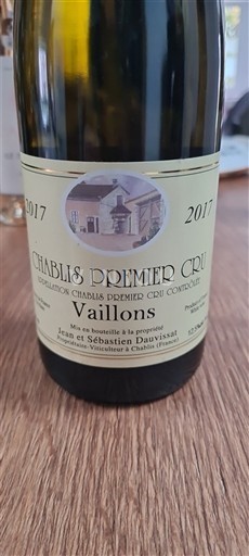 Burgundsko Chablis Premier Cru Jean et Sébastien Dauvissat Vaillons 2017