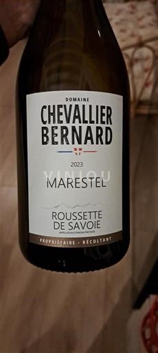 Savoie and Bugey Roussette de Savoie Chevallier Bernard Marestel 2023