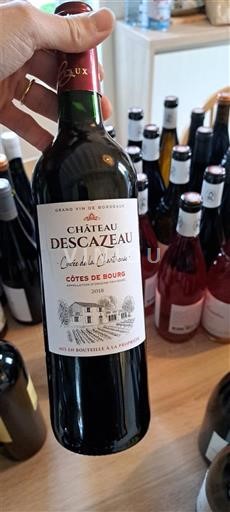 Bordeaux Côtes-de-bourg Château Scazeau de la Chartreuse 2018