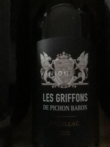 Burdeos Pauillac Pichon Baron Les Griffons 2022