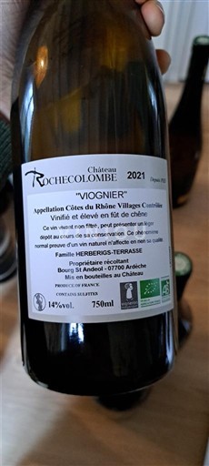 Valle del Rodano Côtes-du-rhône-villages Château Rochecolombe Viognier 2021