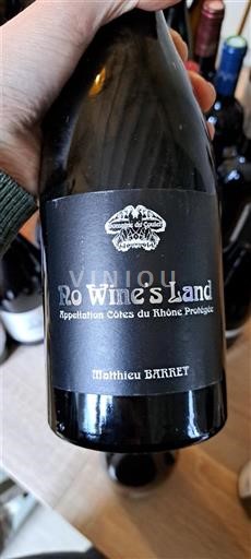 Rhônevallei Côtes-du-rhône Matthieu Barret No Wine's Land 2018