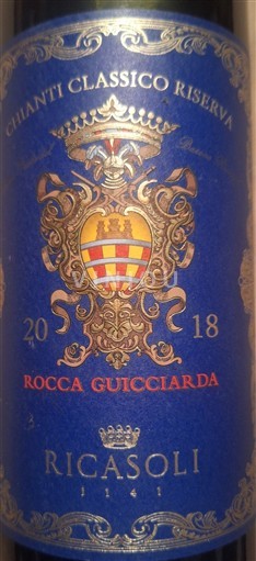 Toscana Chianti Classico Barone Ricasoli Rocca Guicciarda 2018