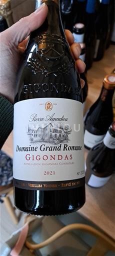 Rhônen laakso Gigondas Domaine Pierre Amadieu - Domaine Grand Romane Vieilles Vignes 2021