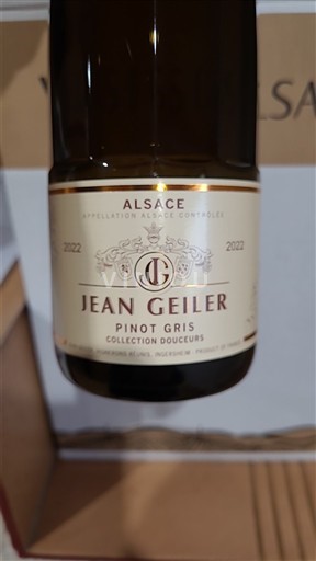 Alsasko Rulandské šedé Jean Geiler Collection Douceurs 2022