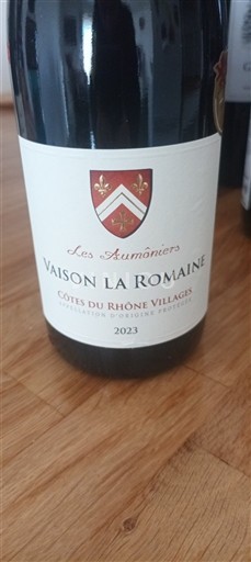 Rhônedalen Côtes-du-Rhône-Villages Vaison La Romaine Les Aumôniers 2023
