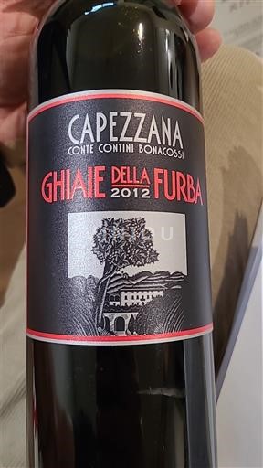 Toscana Määrittelemätön Capezzana Ghiaie della Furba 2012