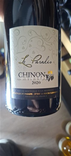 Loiren laakso Chinon Les Paradis Le Paradis 2020