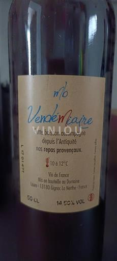 Provansa Ni doloceno Domaine L'Aparté Vendémiaire Neleten.