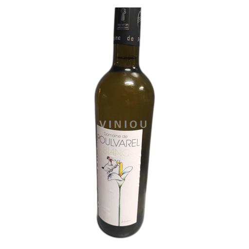 Rhônen laakso Nîmesin viinialue Domaine de Poulvarel Blanc Ei vuosikertaa