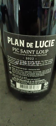 Languedoc Pic-Saint-Loup Plan de Lucie 2022