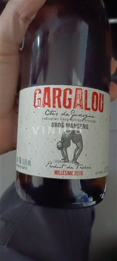 Jihozápad Côtes de Gascogne Gargalou Gros Manseng 2018