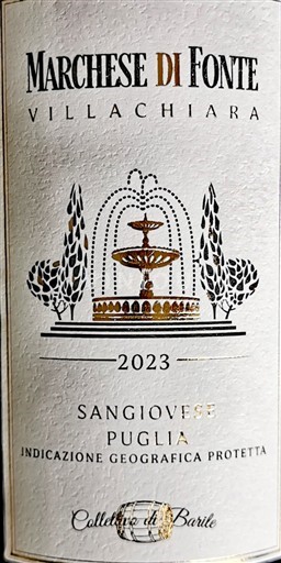 Apúlia Fûts Collectifs - Modèle Brunello di Montalcino Sangiovese - Marchese di Fonte - Villachiara 2023
